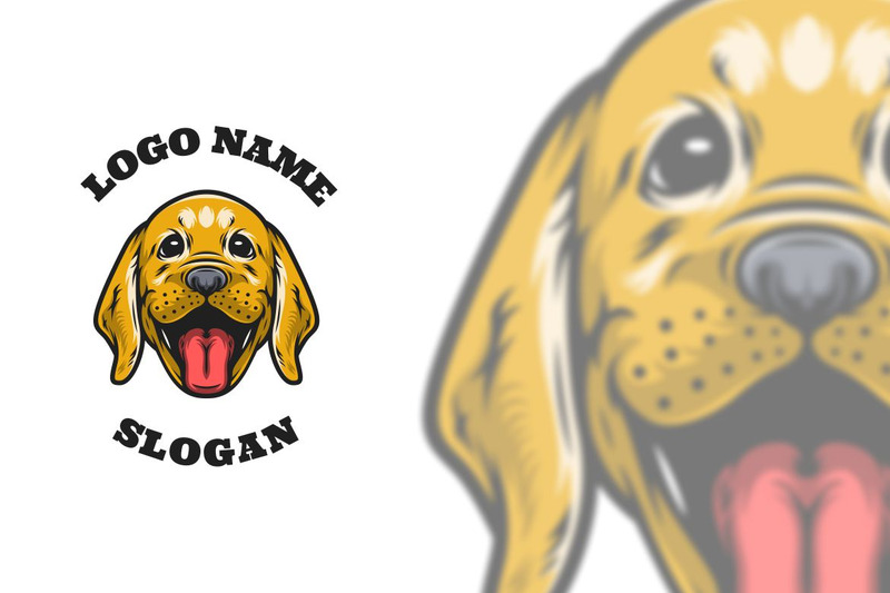 Golden Retriever Grafik-Logo-Design - Eigenschaften Bild 1