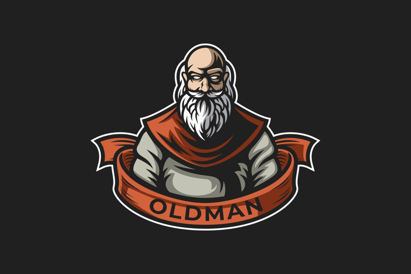 Logo della mascotte Oldman Graphis - Caratteristiche Immagine 1