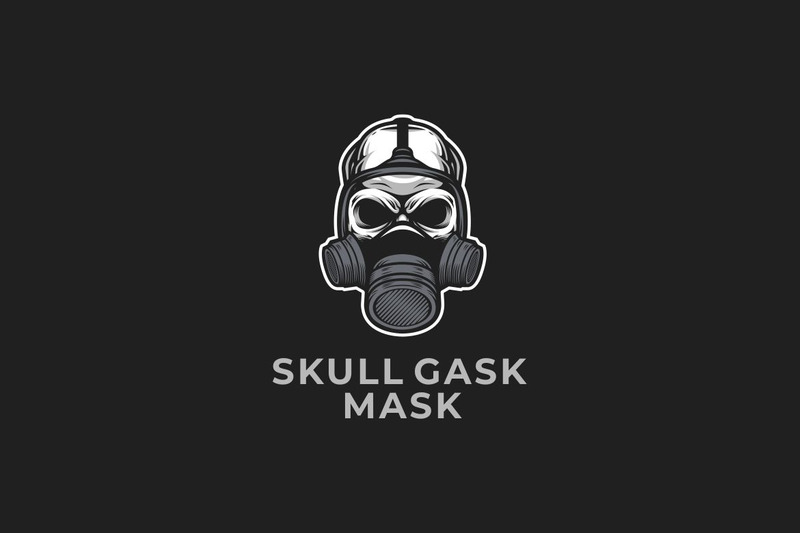 Cranio Maschera Gask Graphic Logo Design - Caratteristiche Immagine 1