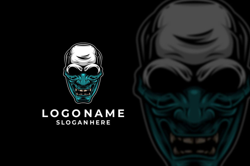 Skalle Mask grafisk logotypdesign - Features Image 1