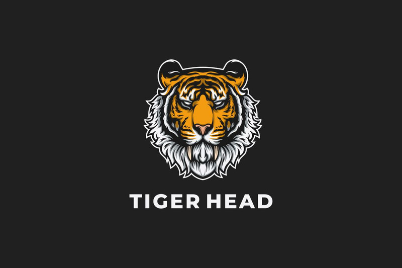 Tiger Head grafisk logotypdesign - Features Image 1