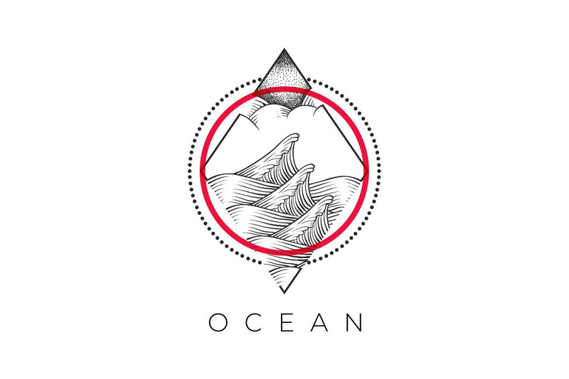 Ocean logotyp designmall - Features Image 1