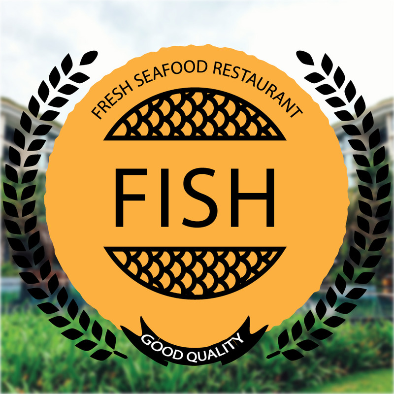 Vintage Fish Restaurant Logo Template - Features Image 1