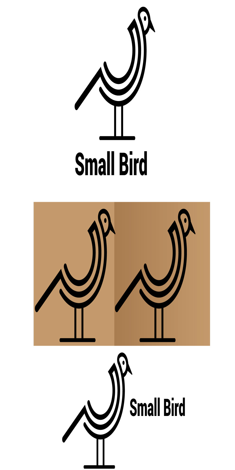 Küçük Kuş Basit Logo Şablonu - Features Image 1