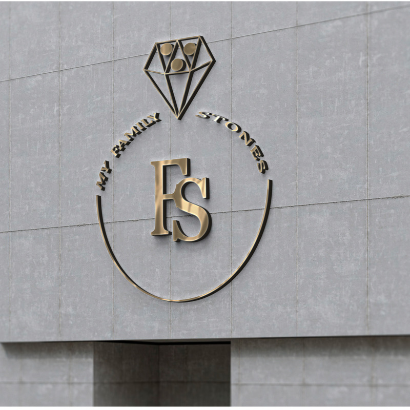 Logo doré FS pour bijoux et pierres précieuses - Caractéristiques de l’image 2