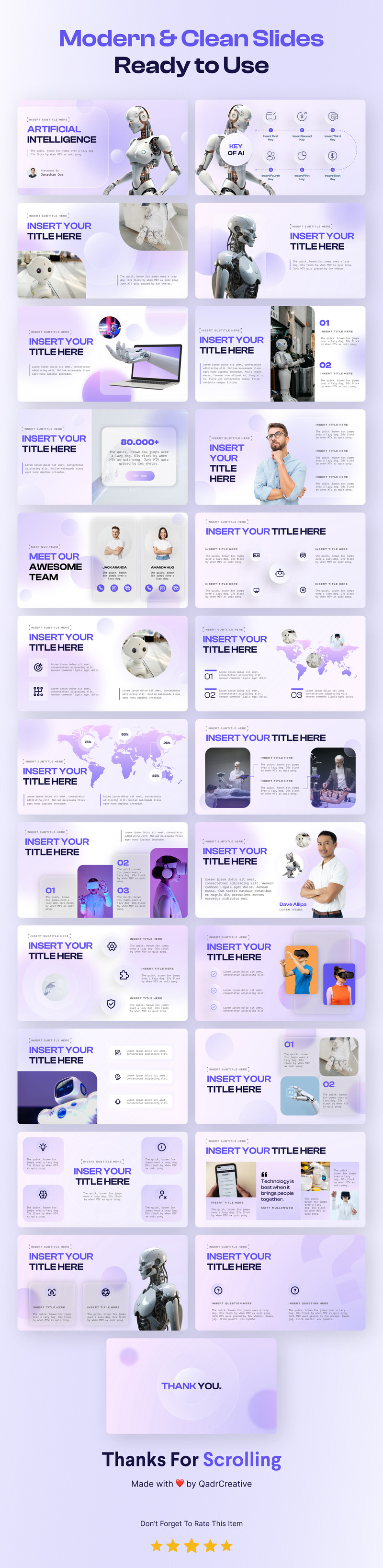 Artific - AI Keynote Presentation Template - Features Image 1