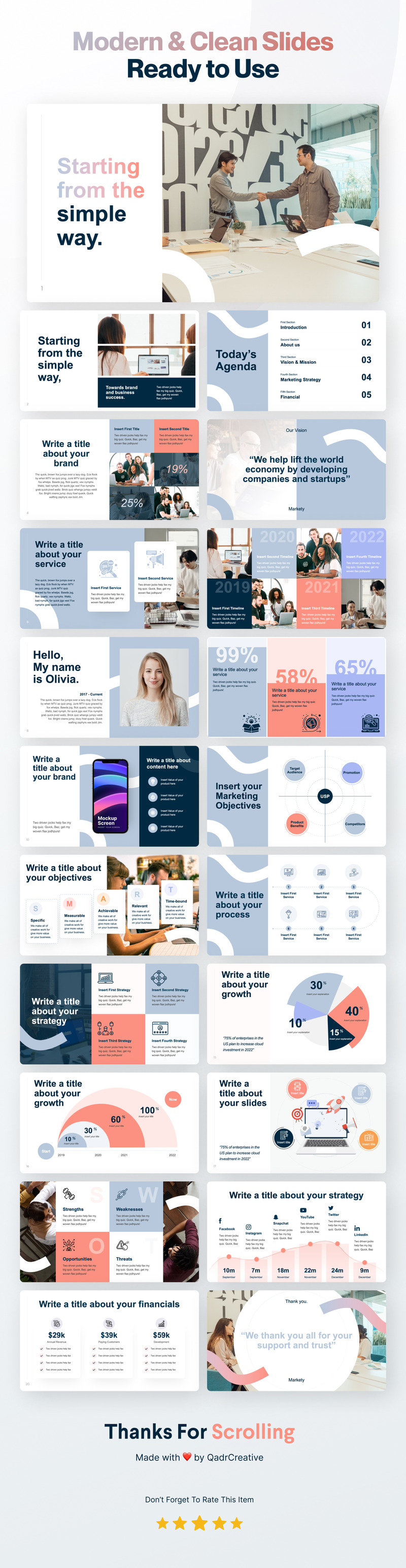 Markety - Business Marketing Keynote Template - Features Image 1