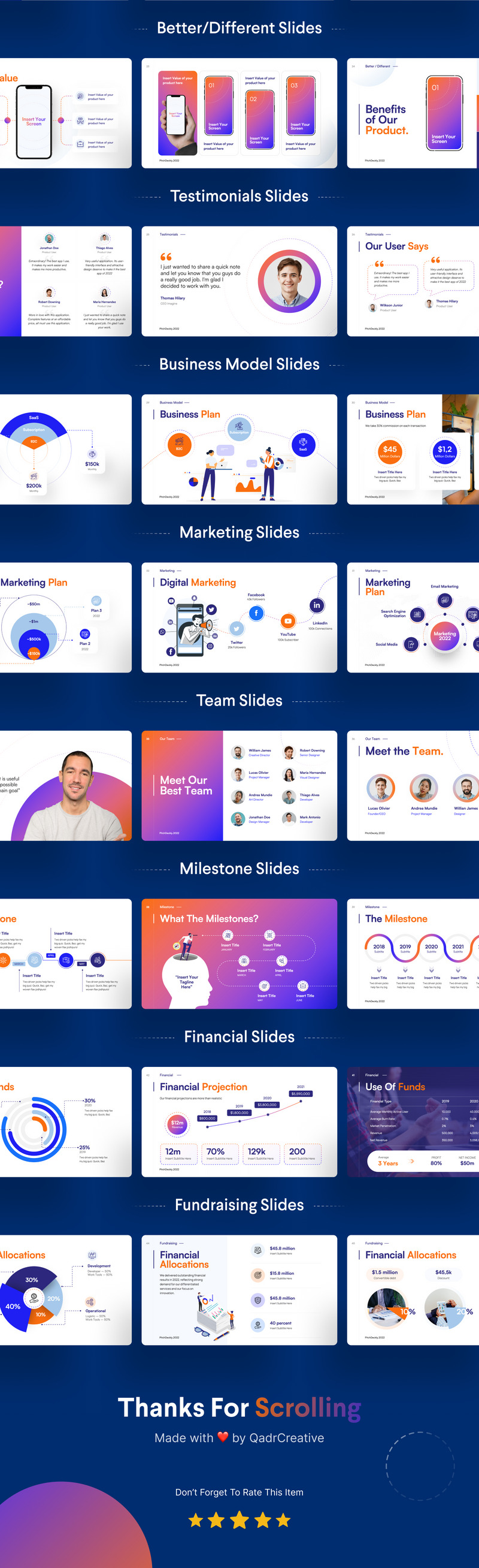 Deckly - Investor Pitch Deck PowerPoint Presentation Template - Features Image 2