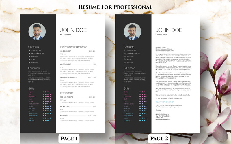 John Doe | iOS 开发人员 | 简历。专业人士简历 - Features Image 3
