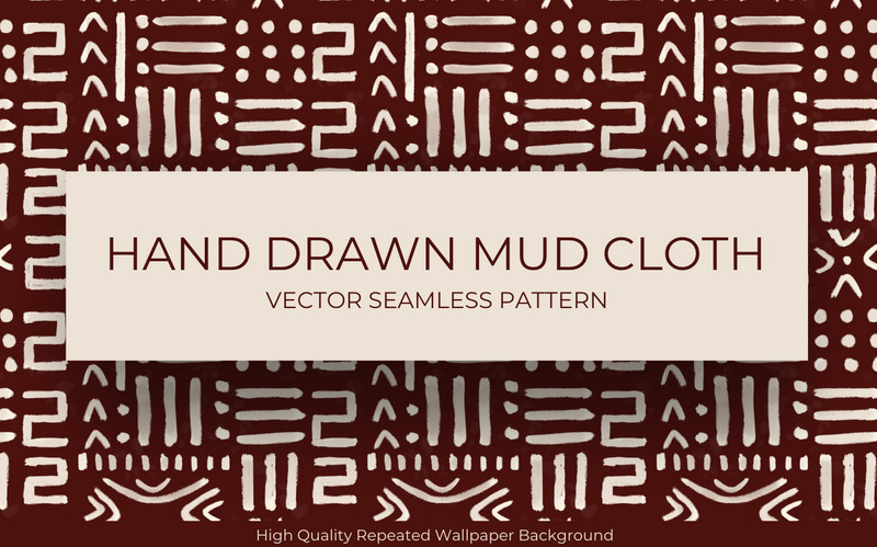 Varrat nélküli kézzel rajzolt afrikai háttér - Features Image 1
