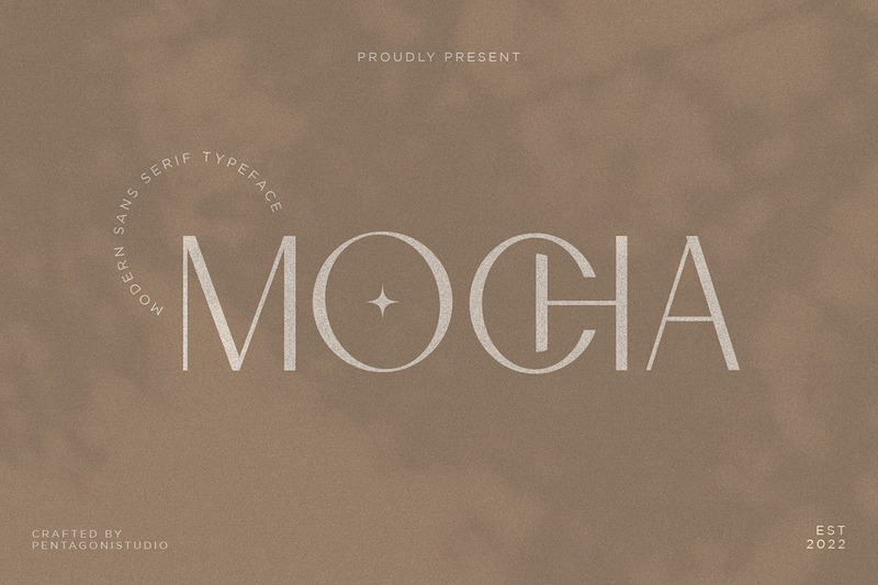 Mocha | Modern Display Sans FREE for PERSONAL USE - Features Image 1
