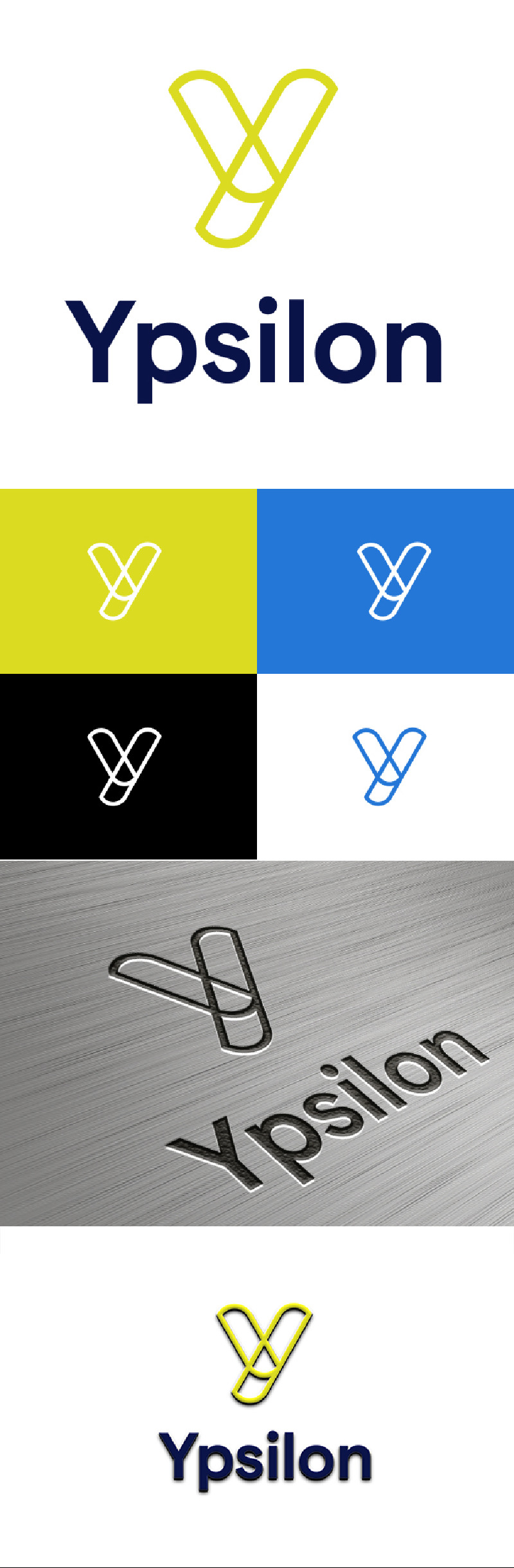 Y Letter Mark Logo Design - Y Logo - Y Letter Lo - Caratteristiche Immagine 1