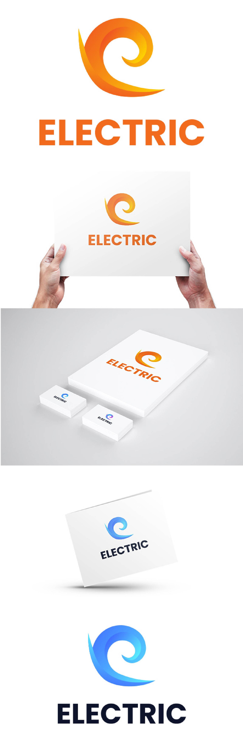 Електричні E лист шаблон логотип - Features Image 1