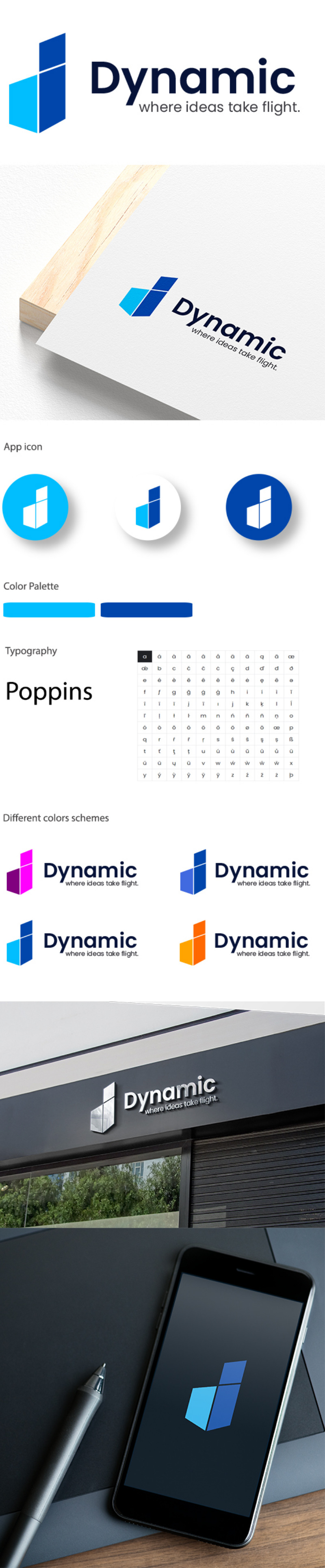 Dynamic Logo - Letter D logo - Features Image 1
