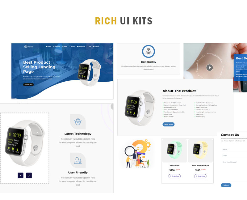 Proda - Product Landing Page Template - Features Image 1