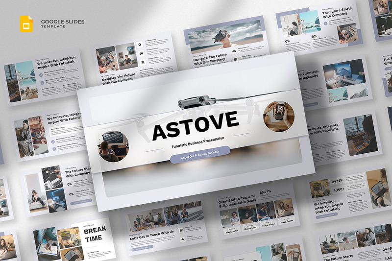 Astove - Teknoloji Şirketi Google Slayt Şablonu - Features Image 1