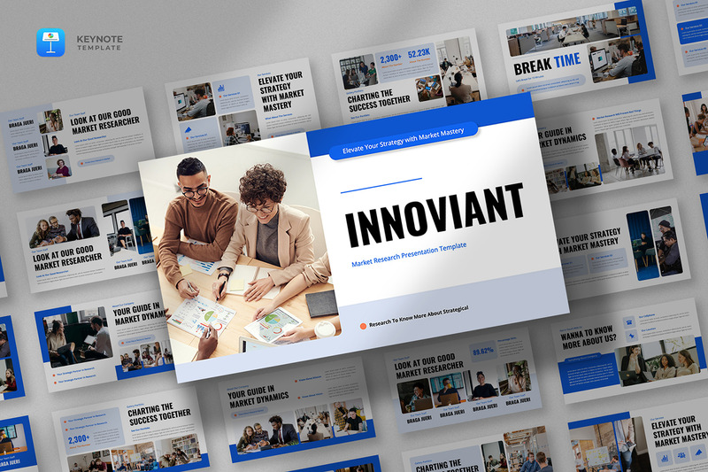 Innovatief - Keynote-sjabloon voor marktonderzoek - Features Image 1
