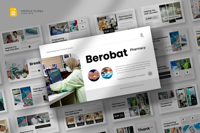 Berobat - Medical & Pharmacy Google Slides Template - Features Image 1