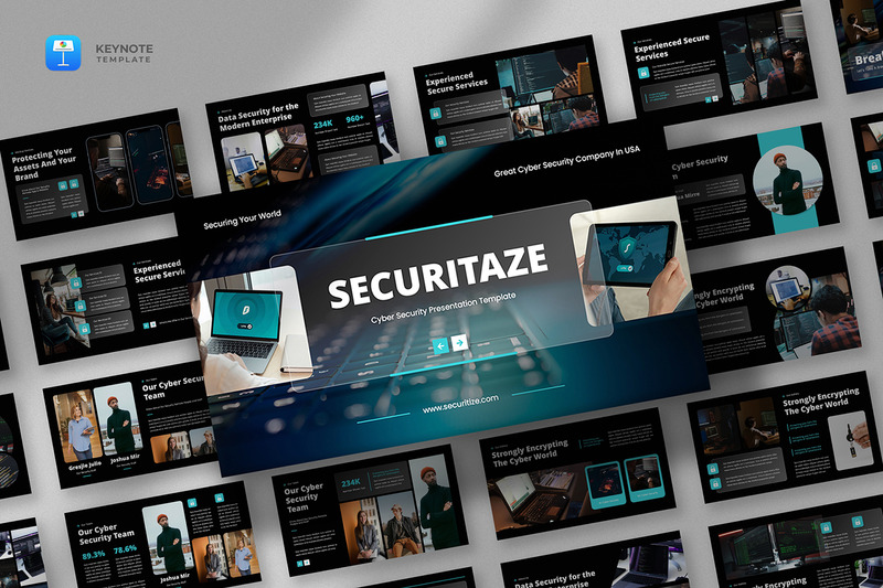Securitaze - Cyber Security Keynote Template - Features Image 1