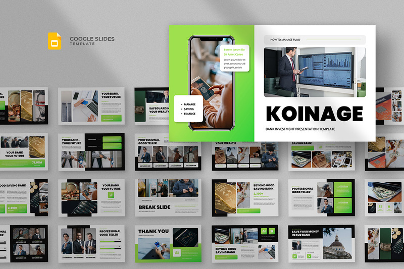 Koinage – Bank- und Finanz-Google Slides-Vorlage - Eigenschaften Bild 1