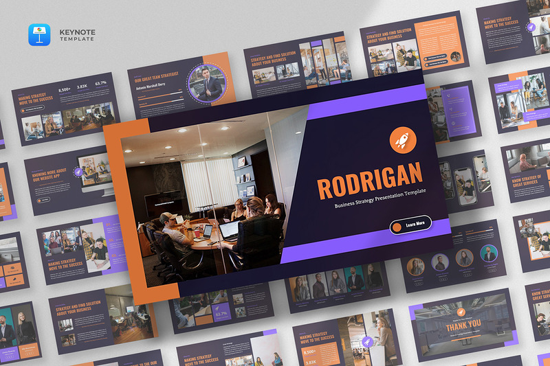 Rodrigan - Modello di Keynote di strategia aziendale - Caratteristiche Immagine 1