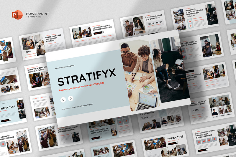 Stratifyx - Business Consulting Powerpoint-mall - Features Image 1