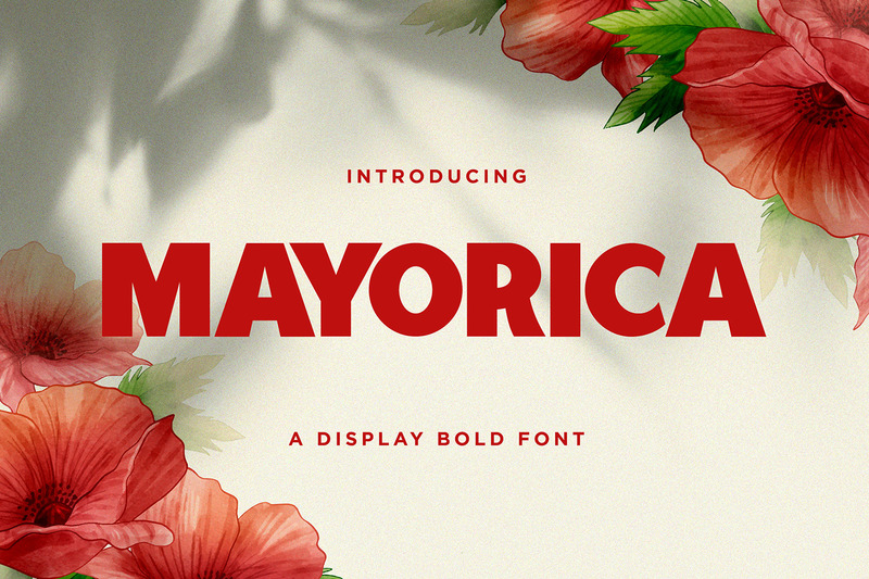Mayorica - Minimalist Bold Display Font - Features Image 1