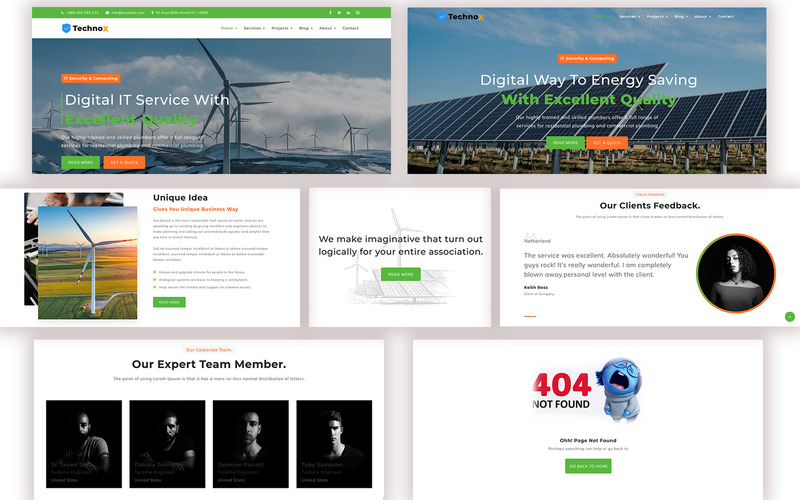 SolarWind – Solar Energy And Wind HTML5 Template - Features Image 1