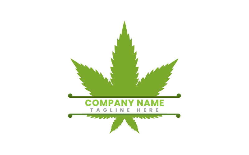 Szablon Logo firmy naturalnych konopi - Obraz funkcji 1