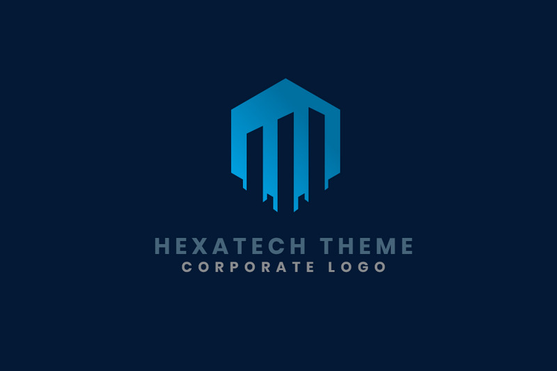 Hexagon Corporate Logo Logo Template - Features Image 1