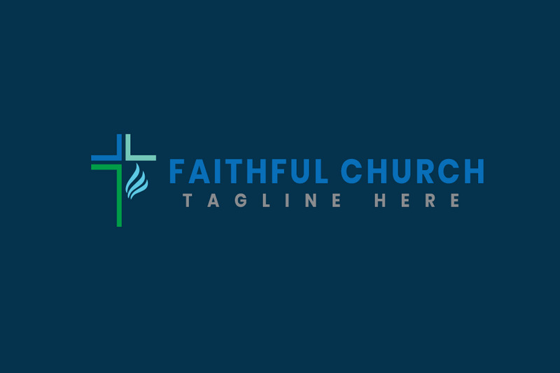 Modello di progettazione del logo della chiesa - Caratteristiche Immagine 2