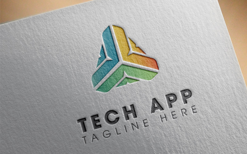 Tech App Modern Design Logo Template - Features Image 1