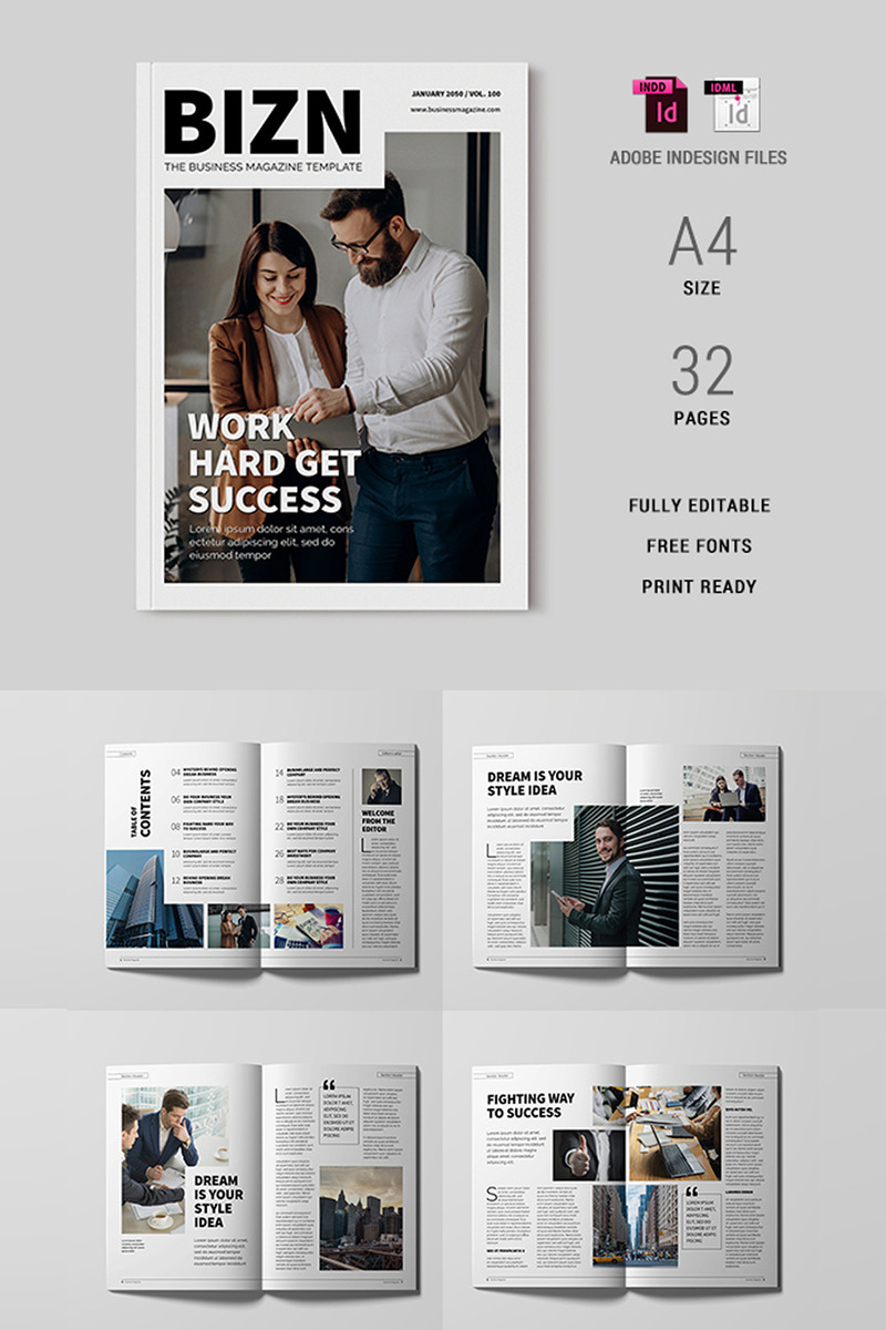 Business Magazine Template 11 - Features Image 1