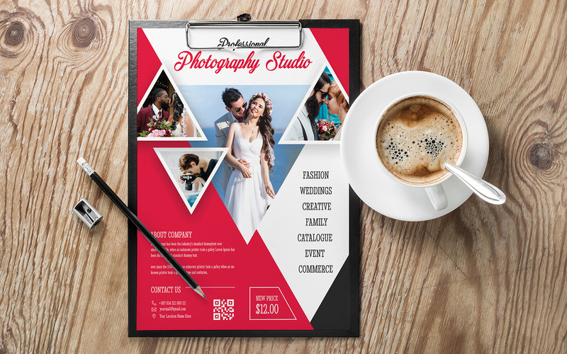 Modèle de Flyer de photographie Photoshop - Caractéristiques de l’image 2