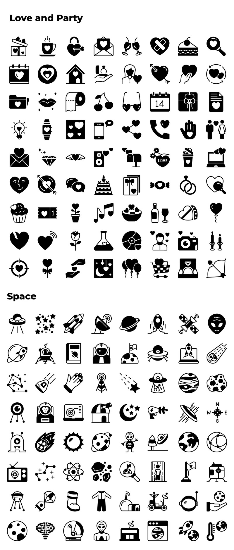 750+ Bundle of colored vector line icons - Features Image 9