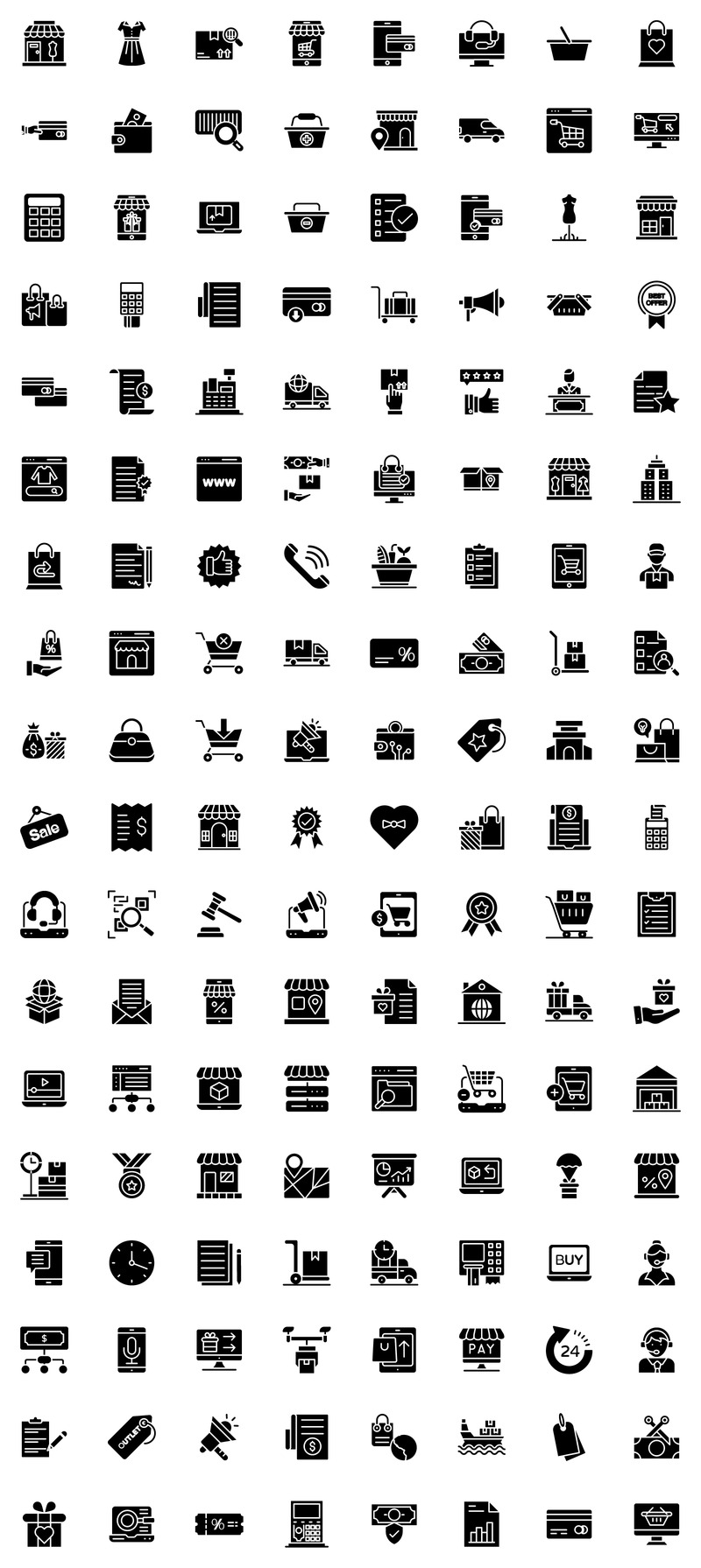 购物和商务Iconset模板集 - Features Image 2