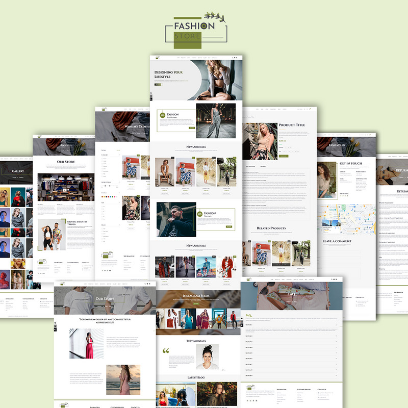时装店 HTML 模板 - Features Image 1