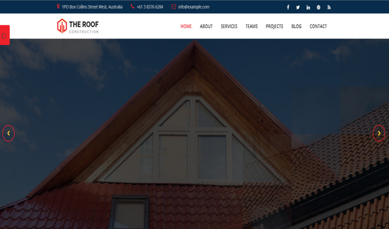 Home Roofer | Roofing Company Services & Construction Html Website template - Features Image 1