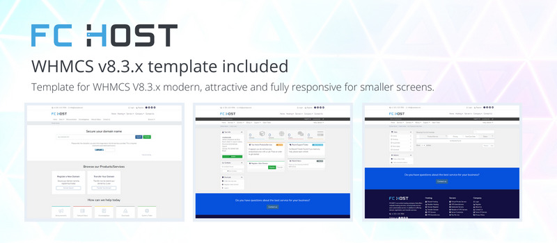 FCHOST - HTML Hosting Website Template & WHMCS Template - Features Image 1