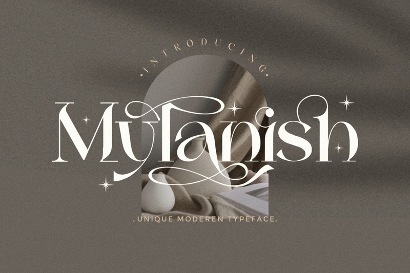 Mylanish Unique Modern Typeface Fonts - Features Image 1