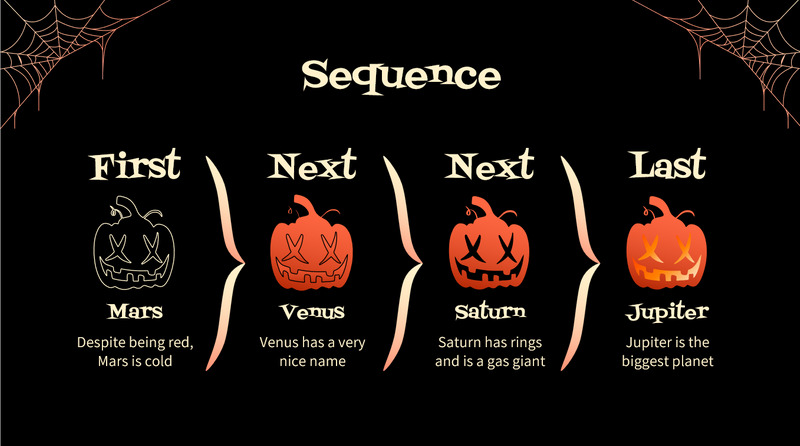 Halloween Pumpkins Powerpoint Template 44 Slides - Features Image 4