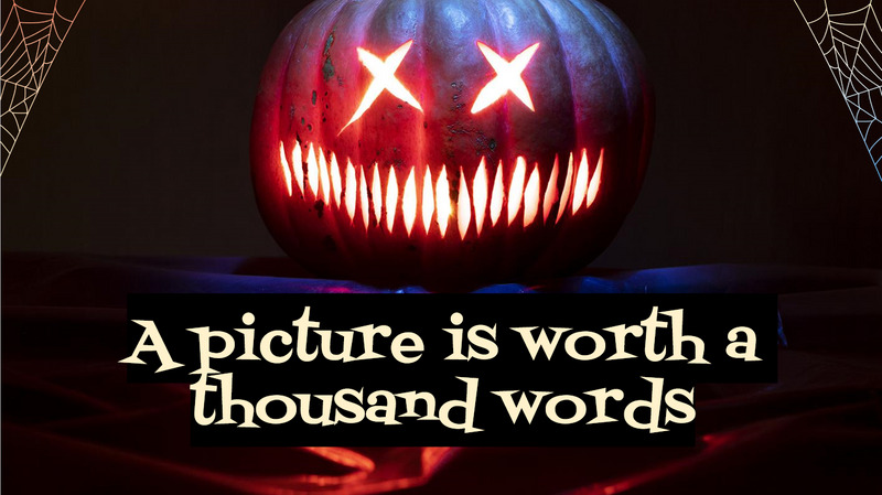 Halloween Pumpkins Powerpoint Template 44 Slides - Features Image 5