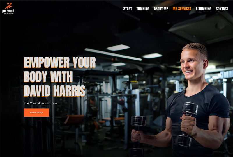 Tempaloo Personal Trainer Elementor-Landingpage - Eigenschaften Bild 1