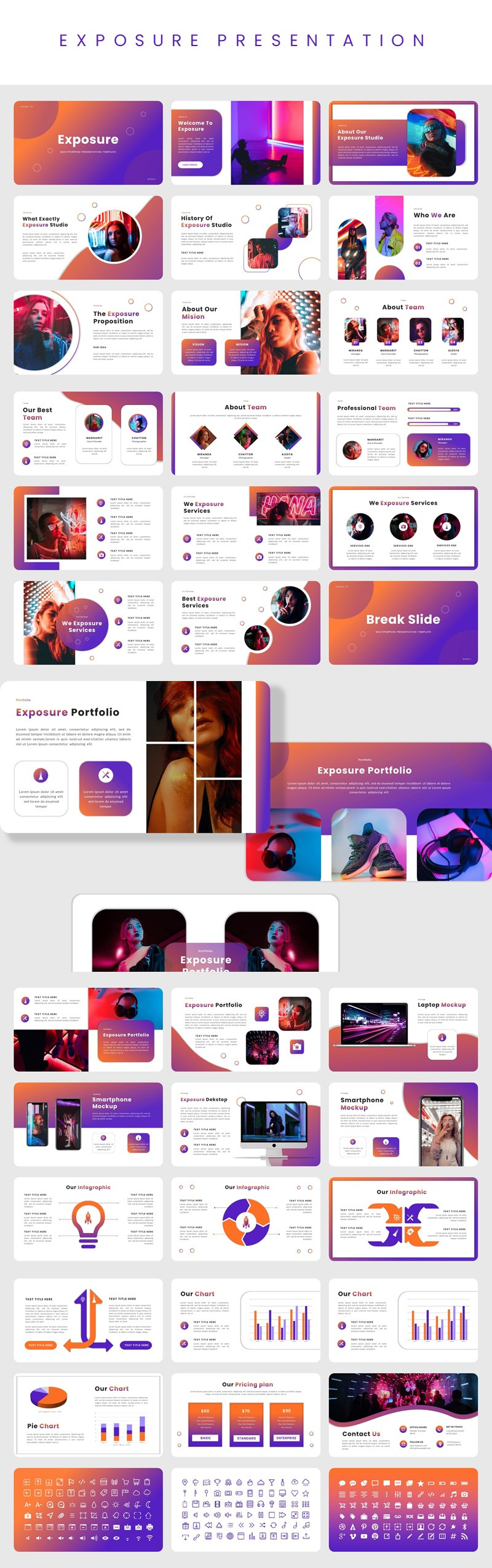 Exposure - Multipurpose Business PowerPoint Template - Features Image 1