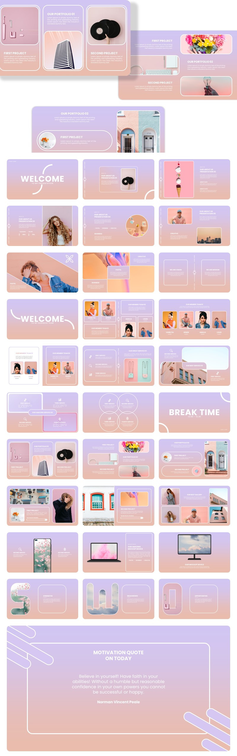 Fairy - Creative Business Google Slides Mall - Features Image 1