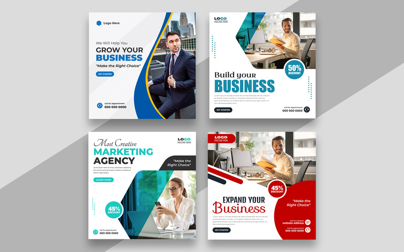 Digital Marketing Social Media Post Template Ver-22 - Features Image 1