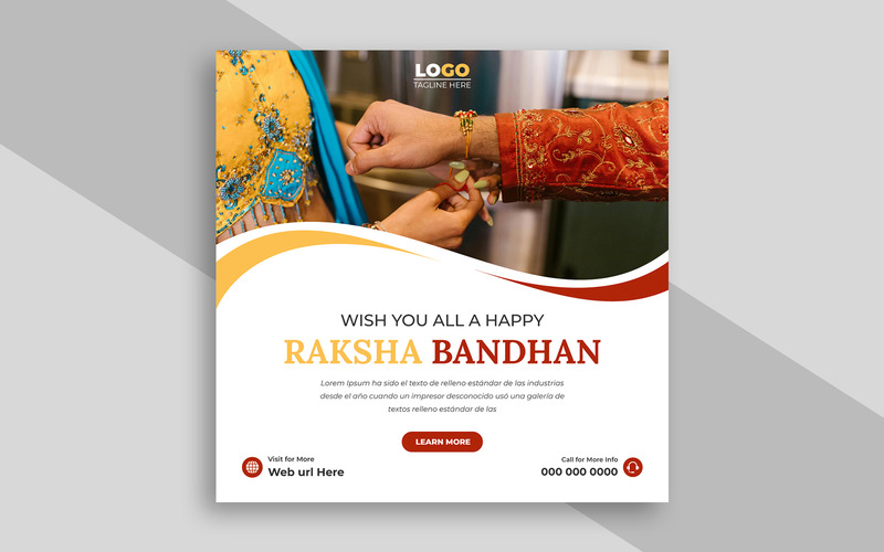 Raksha Bandhan Social Media Post Banner Ver-1 - Features Image 2