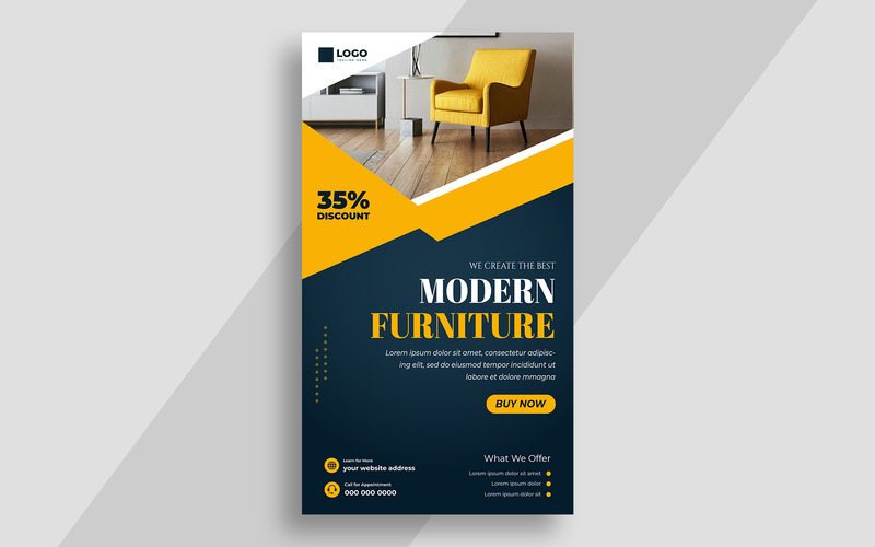 Furniture Sale Social Media Story Template Ver-1 - Features Image 1
