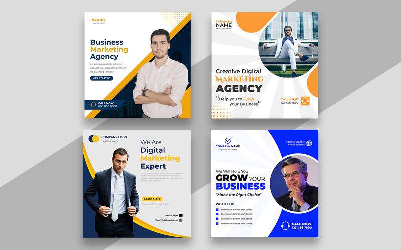 Digital Marketing Social Media Post Template Ver-19 - Features Image 1