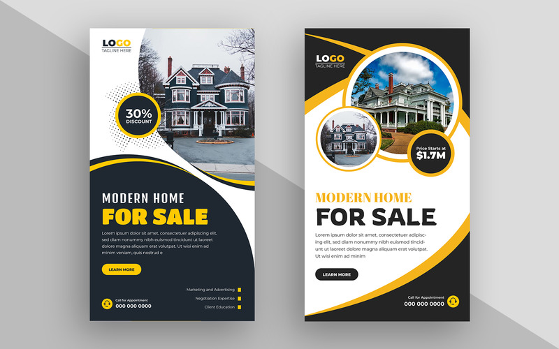 Real Estate Instagram Story Template Ver-2 - Features Image 1